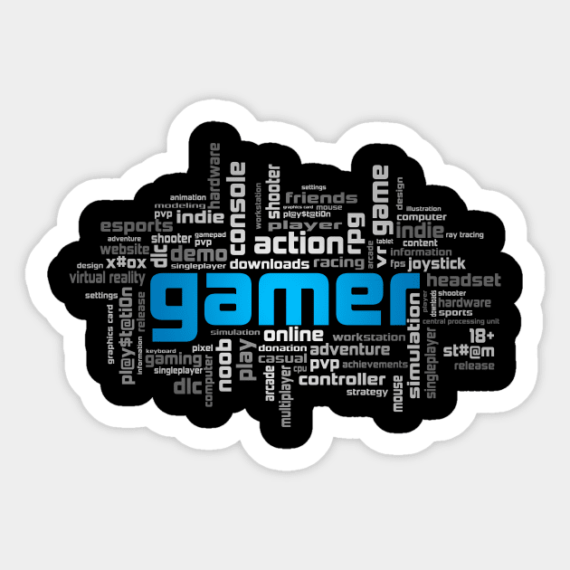 Gamer Theme PSVersion Sticker by Tarasevi4